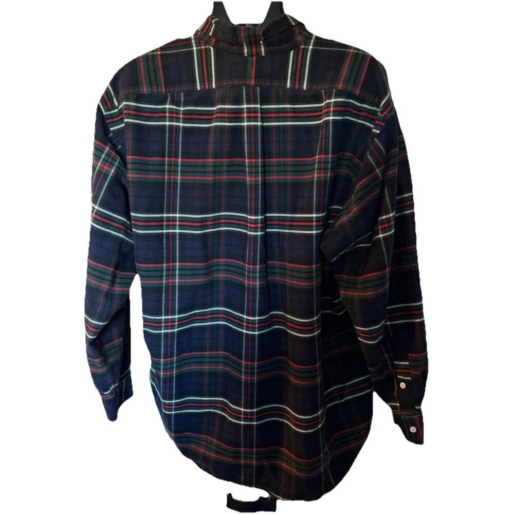 Vintage Polo Ralph Lauren The Big Oxford Plaid Button Down Shirt XL Pony Preppy - Picture 4 of 8